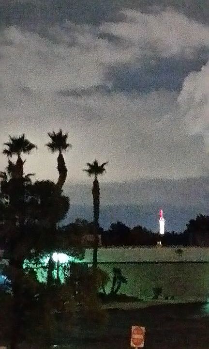 P.M. balcony view of "Strip"