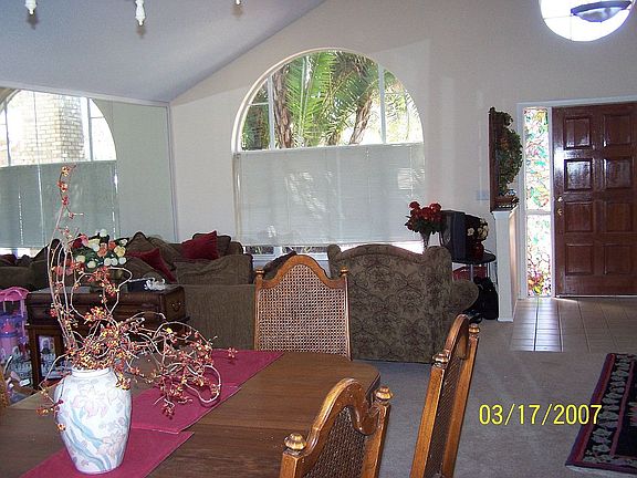 Vaulted Living/Dining Rooms