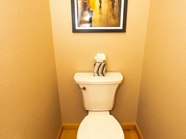 powder room, chair height toilet
