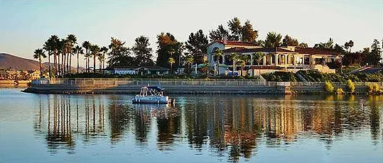 Canyon Lake lighthouse restaurant pictured here. Overlooks a