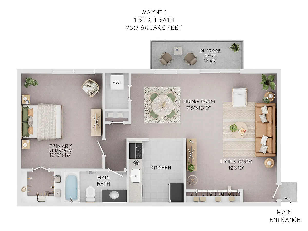 Floor plan Wayne I