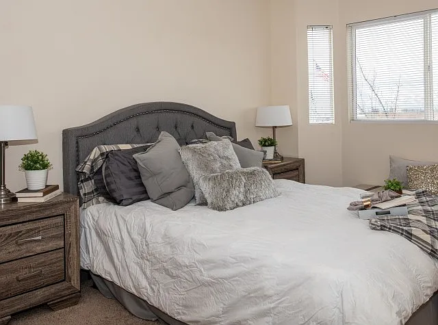 Bedroom with room for King Size bed