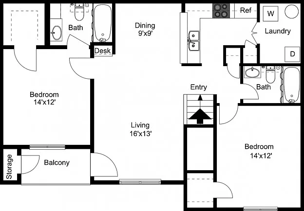 Click the button below to utilize the virtual move-in tool to plan your room layout! Click the button below to utilize the virtual move-in tool to plan your room layout!