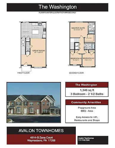 Floor plan The Washington