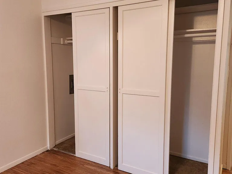 Double closets in Master