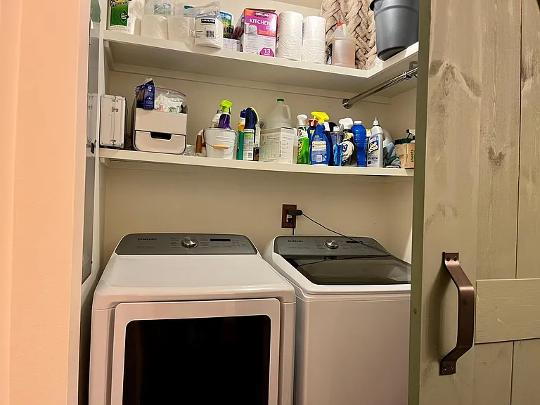Laundry off Half Bath