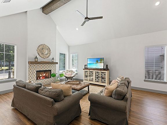 Open two story living area