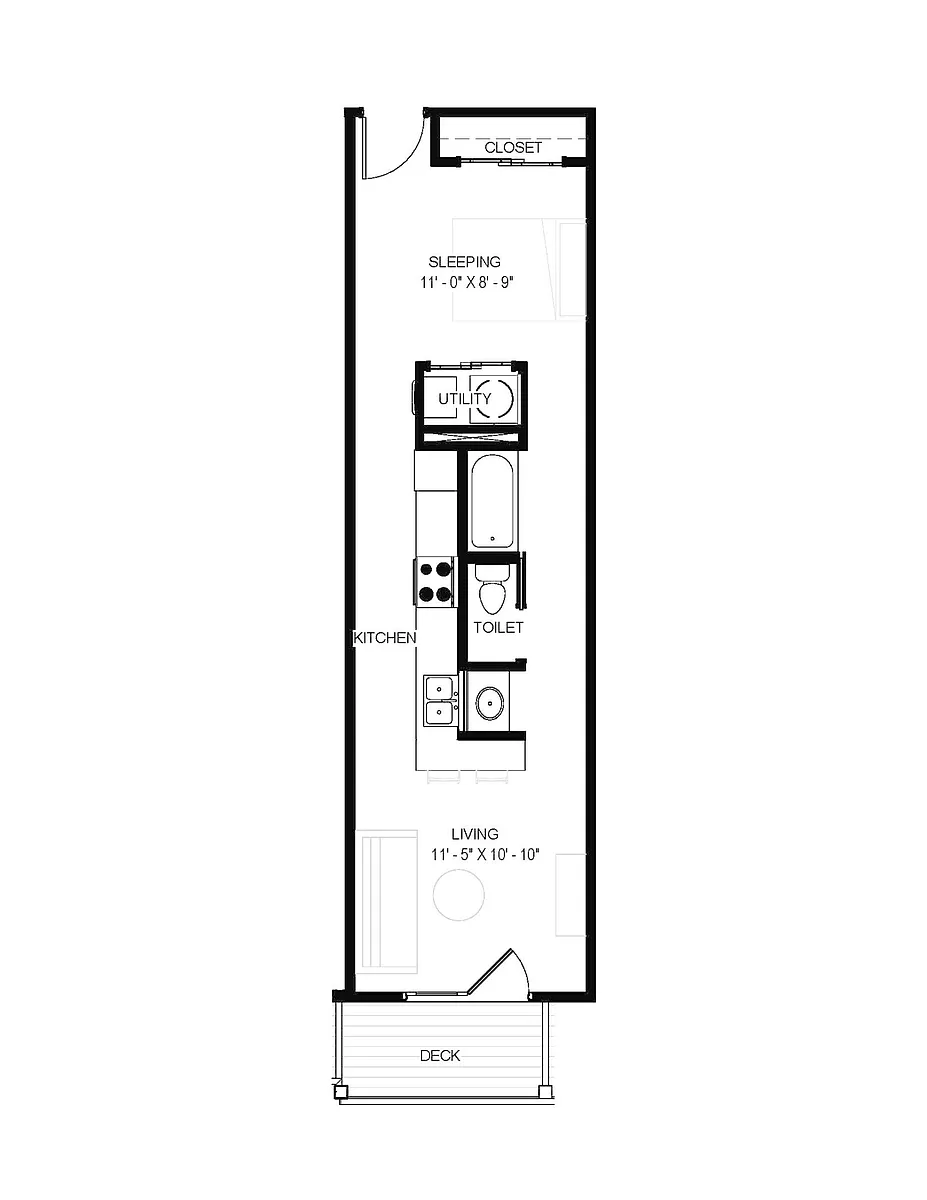 Floor plan Micro Studio