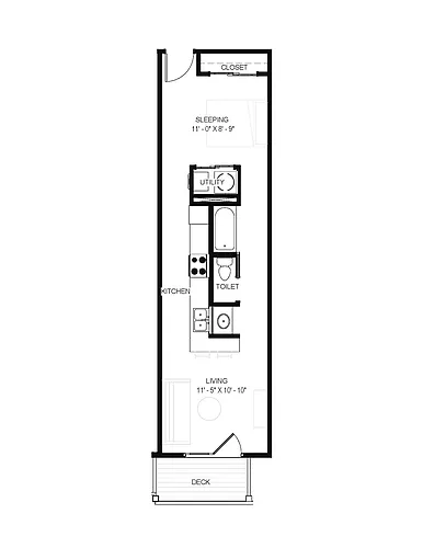 Floor plan Micro Studio