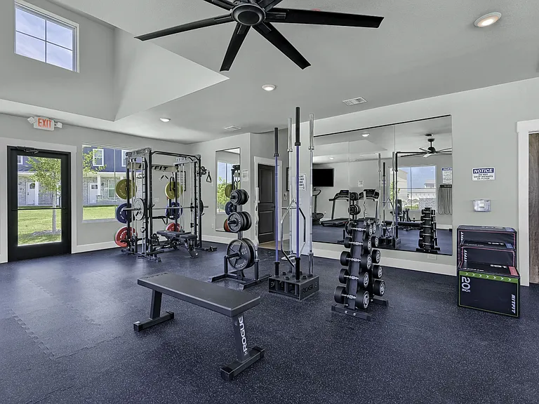24 Hour Fitness Room steps from your door!