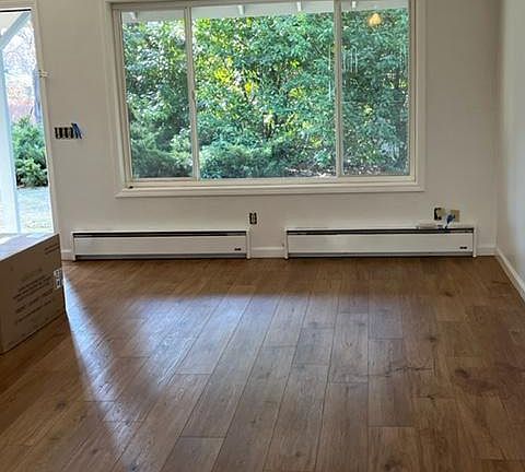 Living room looking out