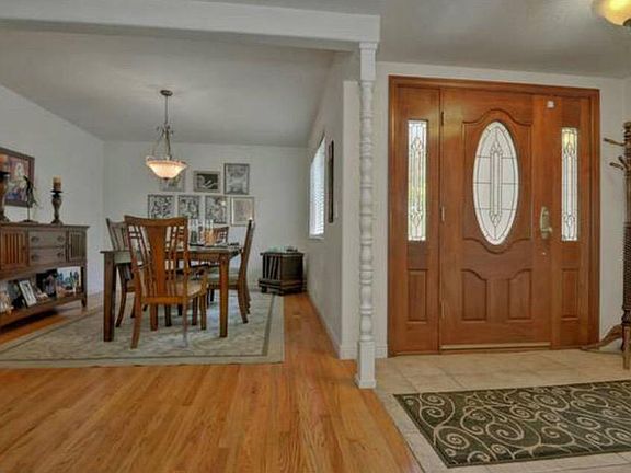 formal dining room and front door