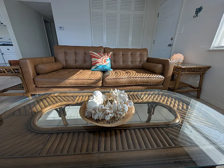 Large Leather Sofa
