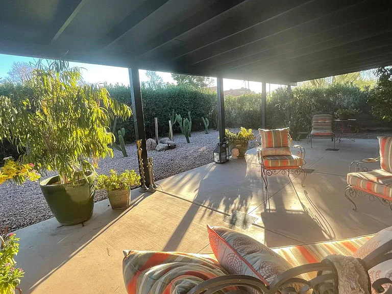 Back Patio.