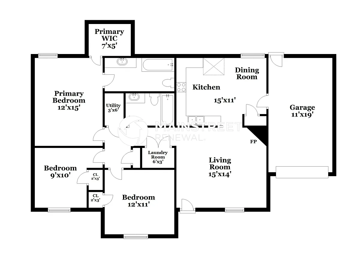 Floor Plan - 6912 Lagrange Hill Rd