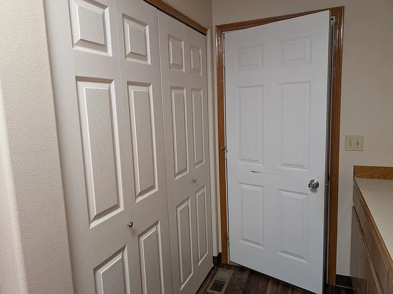 Closet for washer and dryer