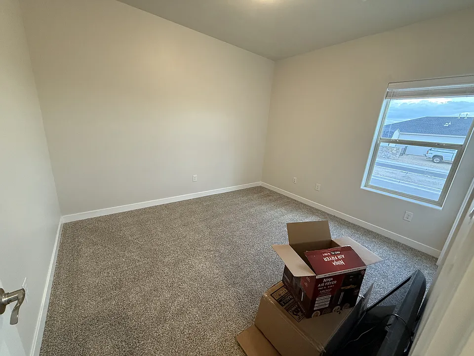 Boxes and TV will be removed
