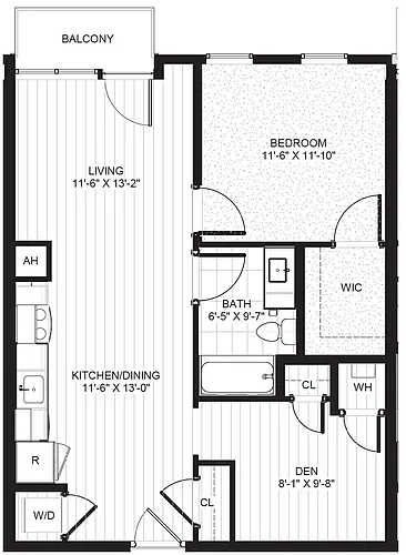 Floor plan A1DD