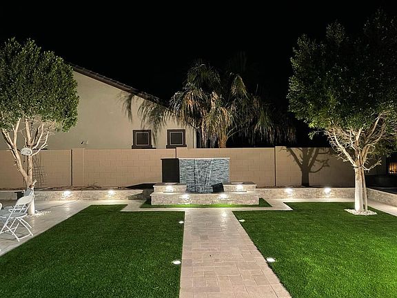 Resort style backyard