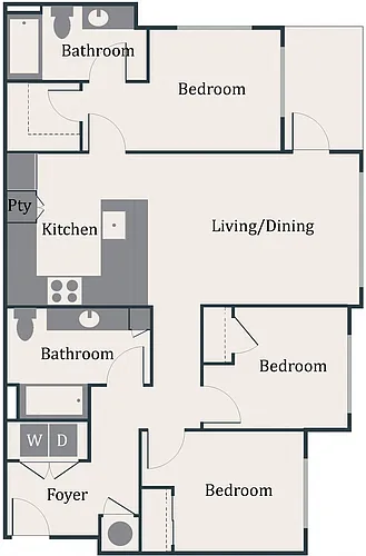 Floor plan Jefferson ADA