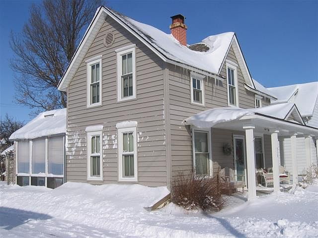 315 N Main in snow