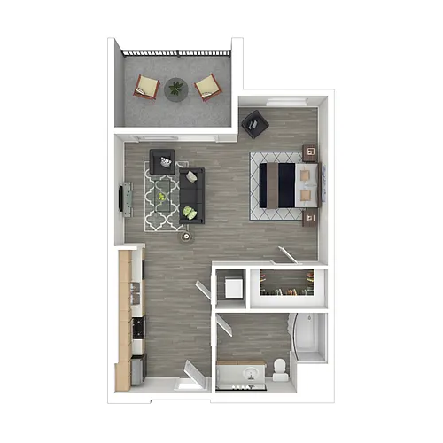 Floor plan Studio