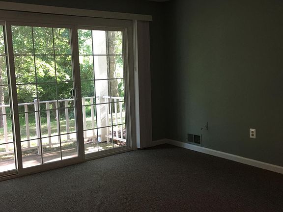 family room with slider to patio