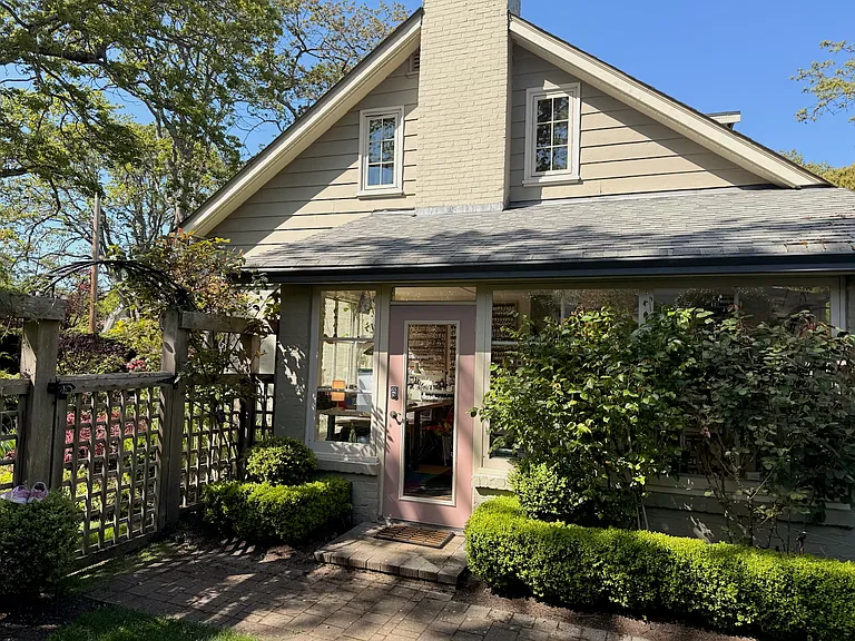 Side entrance to art studio