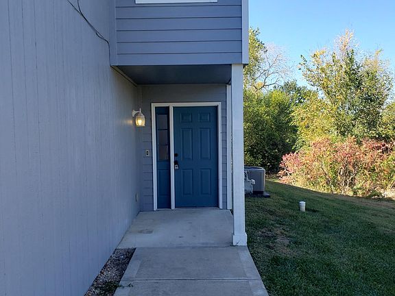 View of front door