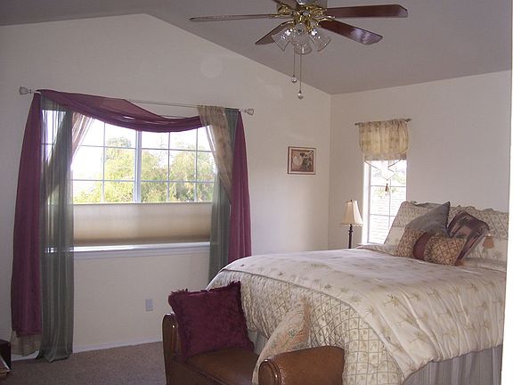 Master Bedroom with vaulted ceiling