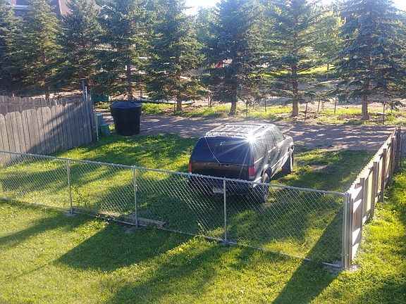 Back yard/parking