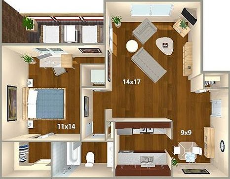 1st image of 4633 Lake Valley Dr APT 1A