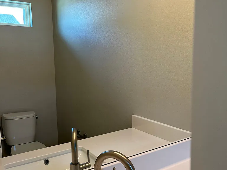 Downstairs, half bath