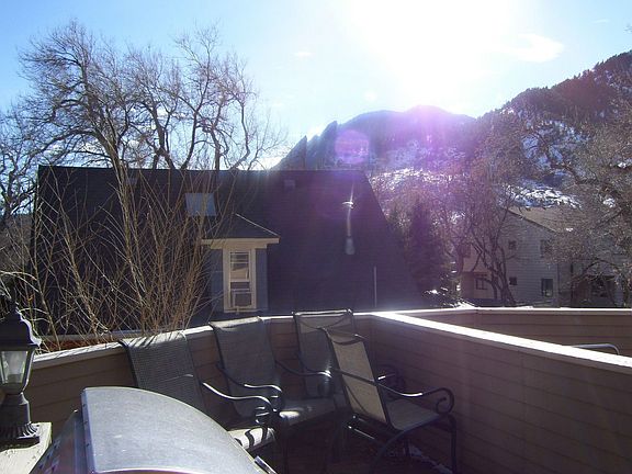 Flatirons view
