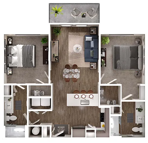 Floor plan B2