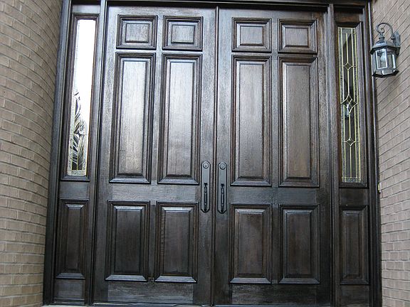 Beautiful Mahogany door