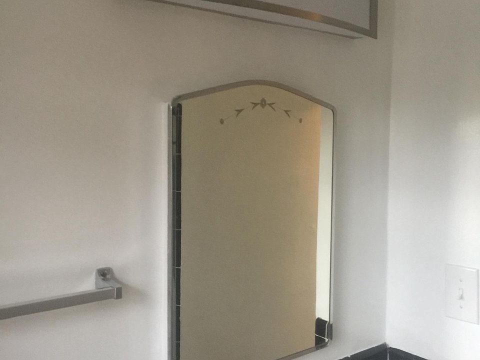 New lighting in original 1940s Bathroom