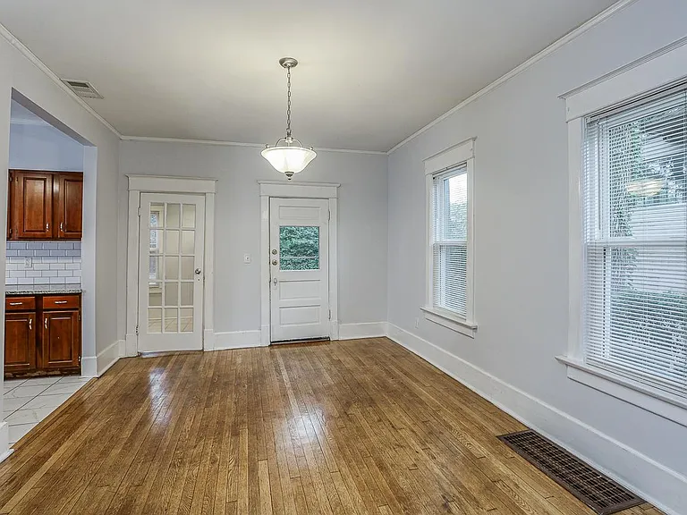 Dining room open to kitchen and living room
