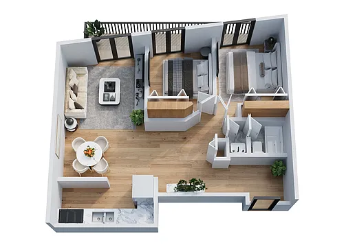 Floor plan B-1