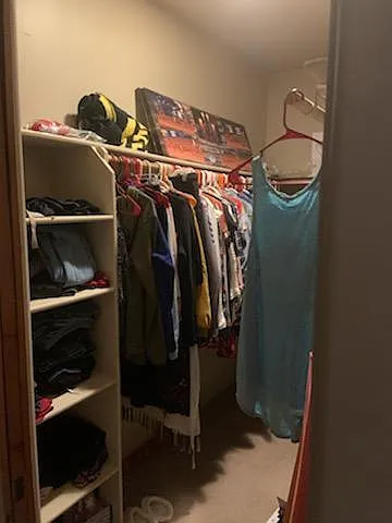 Master walk-in closet