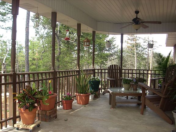 Inviting front porch