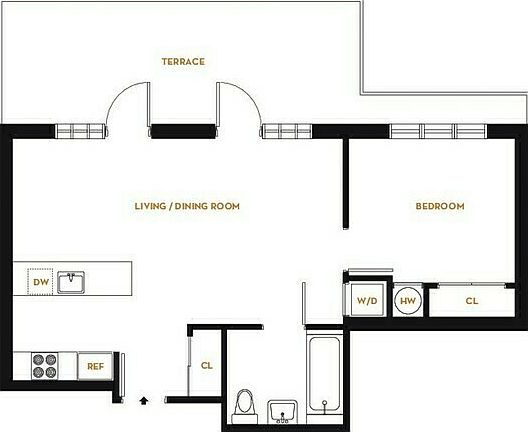 2nd image of 1007 Atlantic Ave APT 7A