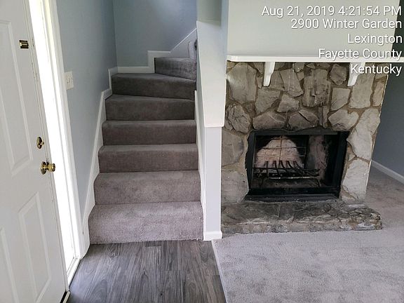 Looking left from the front door