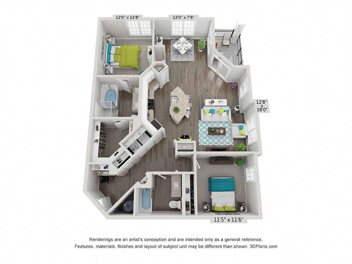 Floor plan The Addison