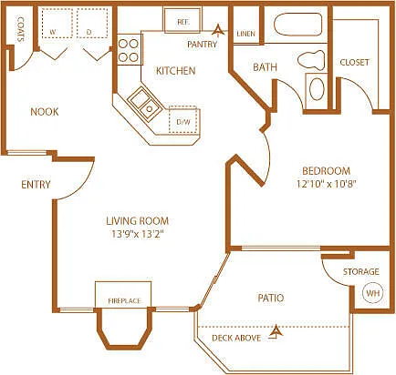 Floor plan 1X1