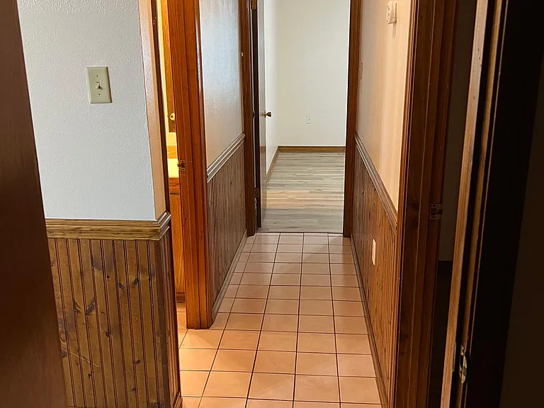 Hallway looking into Master bedroom