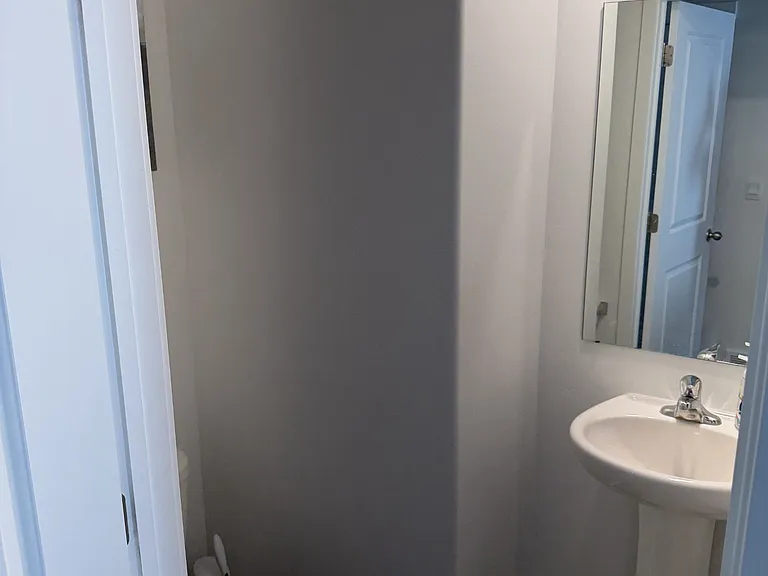 Half bathroom on main floor