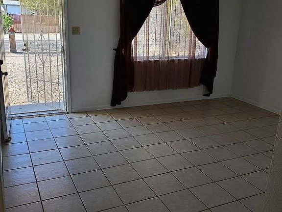 Living room with security door