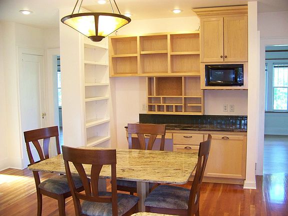 Eating area and built-in command center