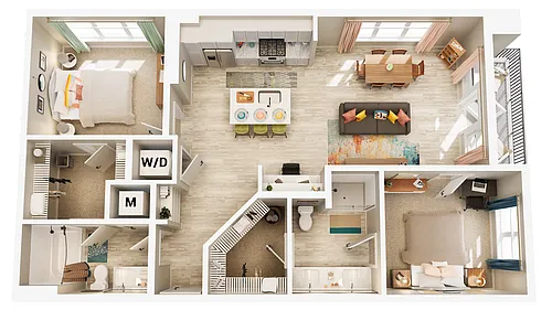 Floor plan B2